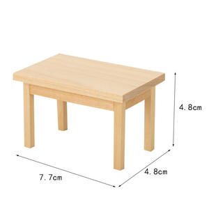 Mini escala casa de muñecas en miniatura modelo de mesa De Madera Muebles hechos a mano accesorios de fotografía adornos juguetes DIY plástico Metal felpa - Product Image 5