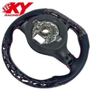 Volant sport intelligent en fibre de carbone forgée sur mesure avec LED et indicateur de régime pour Volkswagen Golf 6 Polo GTI MK6 6R 6Pro - Product Image 2