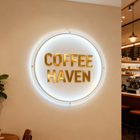 Letrero de Neón LED Ultrafino de Acrílico con Diseño Personalizado, Letrero Luminoso para Salón de Belleza, Tienda, Fachada, Decoración de Pared Exterior, Arte de Neón
