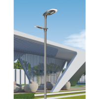 Lampadaire LED extérieur, éclairage de jardin, 30W AC85-265V 120LM/W, lumière élégante moderne, 6000K, PC aluminium IP65