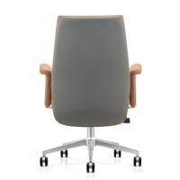 Chaises de direction en cuir modernes pour bureau, idéales pour la gestion commerciale contemporaine et le travail économique
