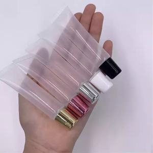 Tubes de brillant à lèvres vides personnalisables avec logo 8/10/15 ml, tubes de rouge à lèvres, tubes souples pour baume à lèvres, tubes de maquillage compressibles transparents pour brillant à lèvres et crème pour le visage - Product Image 1