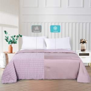 لحاف تبريد بارد ناعم ناعم جيد التهوية Q-Max لحاف للصيف للاستخدام في المنزل أو الفندق - Product Image 3