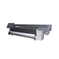Fabricante Venta caliente Impresora Uv de gran formato Rollo a rollo Híbrido Led Impresora Uv Máquina de impresión de lona Uv