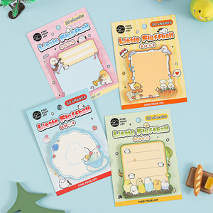 Bloc de Notas Adhesivas con Forma de Animales de la Serie Little Fluffball, Diseño Original con Pegamento en la Parte Posterior para Decoración del Hogar y la Oficina - Product Image 3