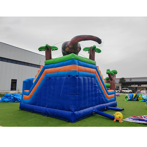 Castillo Inflable Comercial <span class=keywords><strong>para</strong></span> Exteriores con Logotipo Personalizado, Castillo Inflable de Jungla, Parque de Dinosaurios, Castillo Inflable <span class=keywords><strong>para</strong></span> Niños - Product Image 5