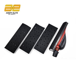 Bloque de Lijado Autoadhesivo Rectangular Rojo de 5mm 70*198mm, Sin Polvo, Dureza Media, para Madera y Metal, Abrasivo, OEM - Product Image 4