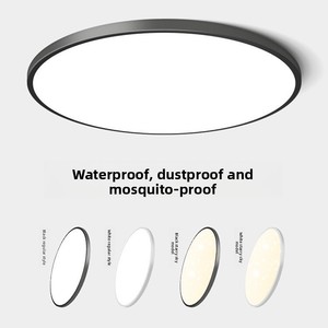 Plafonnier LED Minimaliste Triple Protection Étanche pour Balcon, Salle de Bain, Toilettes, Cuisine, Chambre à Coucher – Ultra-Mince à Montage en Saillie - Product Image 5