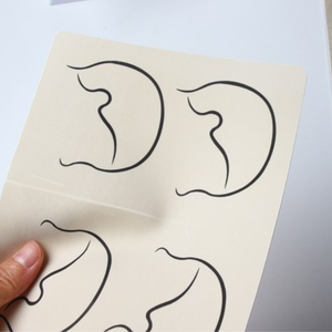 Hairstroke Practice Tattoo Skin con impresión de cuero cabelludo Micropigmentación SMP Training Skin para principiantes - Product Image 6