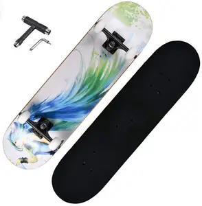 Skateboard 31 inch Long board Concave Face Double Kick Skate Board Cruiser 9 Layer Maple Deck Youth Boy Girl Skateboards