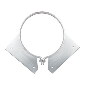 Supporto per pozzetto ANGOLARE - zincato Ø 250 mm - Product Image 2