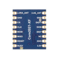 Module LoRa double bande LF/HF Core2021 basé sur le transceiver LR2021, prend en charge les bandes de fréquences Sub-GHz, 2,4 GHz et 1,5~2,5 GHz, LoRaWAN