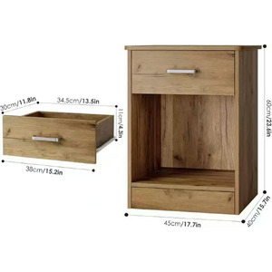 Armoire de <span class=keywords><strong>rangement</strong></span> personnalisée, armoire de chevet en bois avec tiroir, <span class=keywords><strong>casier</strong></span> de chambre à coucher, armoire à bagages standard pour hôtel - Product Image 4