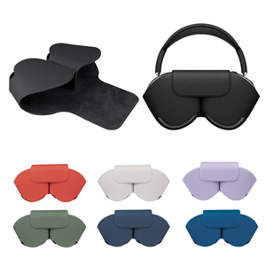 Estuche Inteligente Portátil para <span class=keywords><strong>AirPods</strong></span> <span class=keywords><strong>Max</strong></span>, Funda Protectora Magnética de Cuero PU con Soporte para Modo de Bajo Consumo - Product Image 1