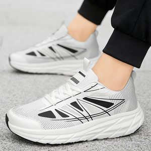 Chaussures de sport décontractées pour hommes, coupe basse, confortables, à lacets, semelle antidérapante et durable, doublure en tissu doux pour la marche moderne - Product Image 5