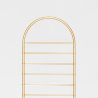 Hijabhouse Gold Hot Sale Hijab Stand Home Use Scarf Hanger 11 Layers Fabric Display Rack for Shawl Hijab Stand