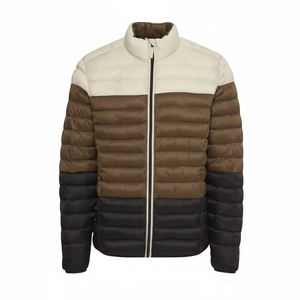 2023 extérieur coupe-vent chaud hiver manteau vers le bas de haute qualité imperméable Logo personnalisé hommes bouffant veste grande taille - Product Image 1