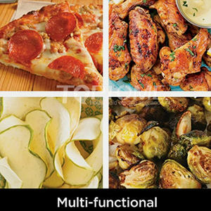 Friteuse à air numérique grande capacité 5,5 L à écran tactile, modèle 2025, la plus vendue et économique, avec fenêtre de visualisation – Four friteuse à air et <span class=keywords><strong>grille</strong></span>-<span class=keywords><strong>pain</strong></span> intégré - Product Image 5