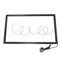 Écran tactile de kiosque TV grand format personnalisé, kit de superposition infrarouge USB pour tablette chinoise, neuf/d'occasion, marque HCDZ, garantie 2 ans, usage professionnel