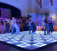 Pista de baile con luz LED infinita 3D magnética a buen precio para club nocturno