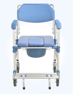 Chaise d'aisance de <span class=keywords><strong>douche</strong></span> de matériel médical de vendeur chaud chaise d'aisance pliable de chevet avec la toilette de roues - Product Image 3