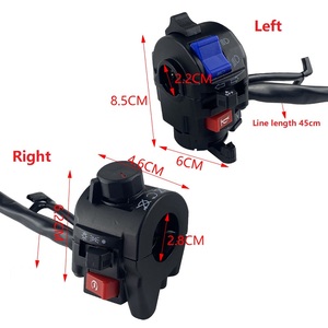 Motorfiets Modificatie Accessoires Storm Prince 150 Stoel Schakelaar Linker En Rechter Koplamp Blusschakelaar Montage - Product Image 2