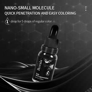 Ensemble d'encre SMP 15 ml à <span class=keywords><strong>prix</strong></span> d'usine, 4 couleurs - Pigment noir carbone pour tatouage capillaire et <span class=keywords><strong>micropigmentation</strong></span> du <span class=keywords><strong>cuir</strong></span> <span class=keywords><strong>chevelu</strong></span> - Product Image 5