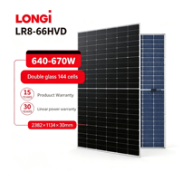 Modul Fotovoltaik Teknologi Longi Himo X10 HPBC 2.0  640W 645W 650W 655W 660W 665W 670w