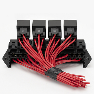 Auto Pre-cablato facile installazione 40A 5 Pin scatola relè 12VDC Standard lama fusibile 15 vie Auto gara porta relè scatola per Auto macchina - Product Image 4