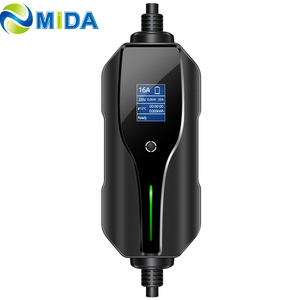 <span class=keywords><strong>Chargeur</strong></span> portable 6A-16A Niveau 2 Mode 2 GBT, station de charge AC réglable avec prise Schuko - Product Image 4