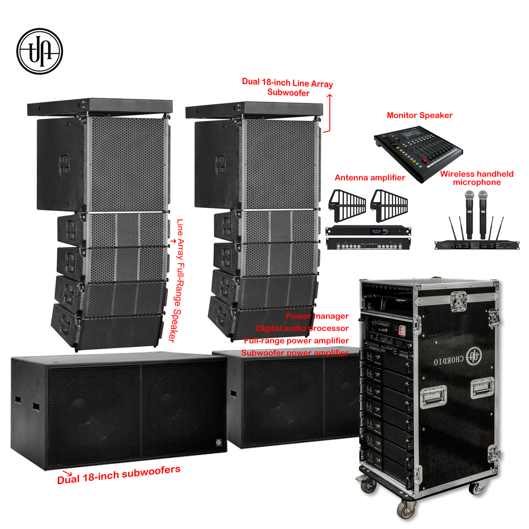 VEO DJ Setup Speakers Professional Line Array Solutions