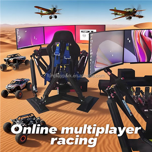 Folding Sim Racing Cockpit 6 Dof 3 Screen Single Seat Car Driving <strong>Training</strong> <strong>Simulator</strong> for Driving School - Product Image 5