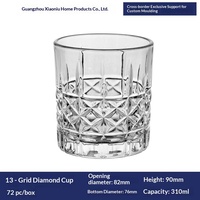 Verre à whisky de luxe haut de gamme pour bar à domicile, verre à liqueur gravé sans poignée ni couvercle, pour boire directement, design moderne