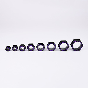 Nouveaux plugs d'oreille <span class=keywords><strong>creux</strong></span> à filetage interne en acier inoxydable, tunnel de dilatation, extenseur, bijoux de piercing corporel tendance, vente chaude - Product Image 5
