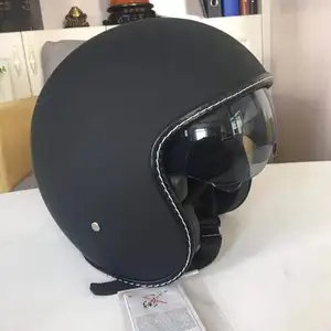 Capacete de motocicleta abs meio rosto, para adultos, certificado ece 22.06