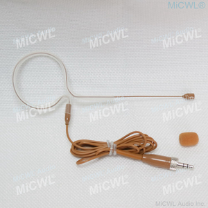 Micrófono de Diadema de un Solo Oído Color Marrón SL para Escenario, DJ, Karaoke, Canto, Grabación, Compatible con Transmisor Inalámbrico de Cinturón ew sk G1 G2 G3 <span class=keywords><strong>G4</strong></span> - Product Image 2