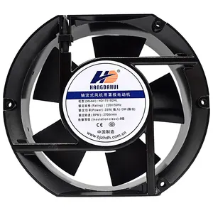 Ventiladores de refrigeração elétrica, máquina de solda de fluxo axial ac 110v 220v 17251 172mm ventilador de refrigeração ac