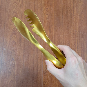 Pinzas para <span class=keywords><strong>Pan</strong></span> de Acero Inoxidable Multicolores, Utensilios de Cocina de Primera Calidad con Acabado Espejo, Accesorios para el Hogar - Product Image 5