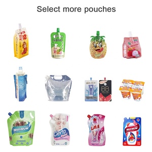 Sachet de compote réutilisable en plastique personnalisé avec bec verseur pour aliments pour bébés, confiture, purée, emballage - Product Image 6