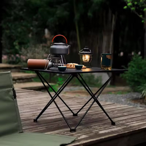 Outdoor Furniture Portable Aluminium Alloy Egg Roll <b>Table</b> Chairs Camping Picnics Durable <b>Folding</b> Design Bag - Product Image 5