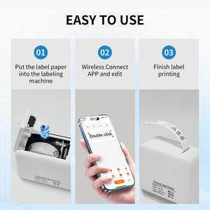 Impresora de Etiquetas Inalámbrica Portátil Mini de 203dpi con Certificación ROHS de Fábrica, Impresora Térmica de Etiquetas para el Hogar y la Oficina - Product Image 2
