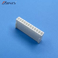 Conectores JINDA 2510-12Y de 2.54mm y 12 pines PA66, de cable a placa y tipo wafer, CC 250V, latón estañado, montaje en placa PCB