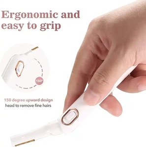 Nouvelles rasoirs lisses pour maillot de bain, épilateur, tondeuses à sourcils étanches, rasoirs pour femmes avec lumière LED, épilation à usage domestique - Product Image 2