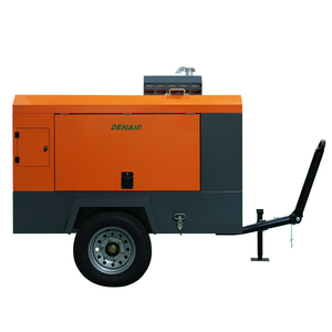 185cfm Skid Diesel Jack Hamer Luchtcompressor 280 Cfm - Product Image 2