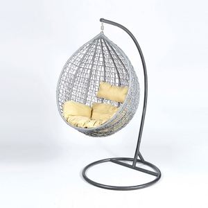 Modern Outdoor <b>Garden</b> Rattan Wicker <b>Egg</b> <b>Chair</b> Hanging Swing for Courtyard Bedroom Hotel or Park Versatile Outdoor Furniture - Product Image 2