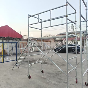 Khung giàn giáo hệ thống mạ kẽm thang thép di động khung giàn giáo cho xây dựng xây dựng - Product Image 3