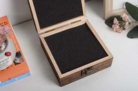 Venta al por mayor caja de madera antigua Paulownia regalo de Navidad caja de madera con tapa cajas de madera con tapa con bisagras