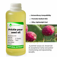 Fournisseur d'huiles essentielles de fruits pressées à froid, 1 kg, huile de graines de figue de Barbarie biologique en vrac pour le visage, la peau et les cheveux