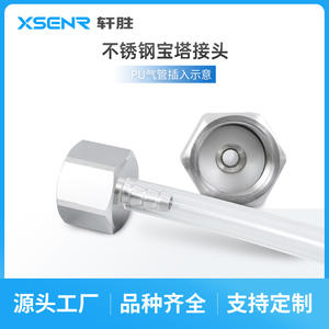 Kit de Conectores de Acero Inoxidable Xuansheng Zhongke para Manómetros Digitales con Tubos de Goma y Tubos de PU - Product Image 5