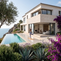 Villas préfabriquées en structure légère en acier – Maisons préfabriquées modernes et minimalistes de luxe pour hôtels, bureaux, bâtiments scolaires – Installation rapide